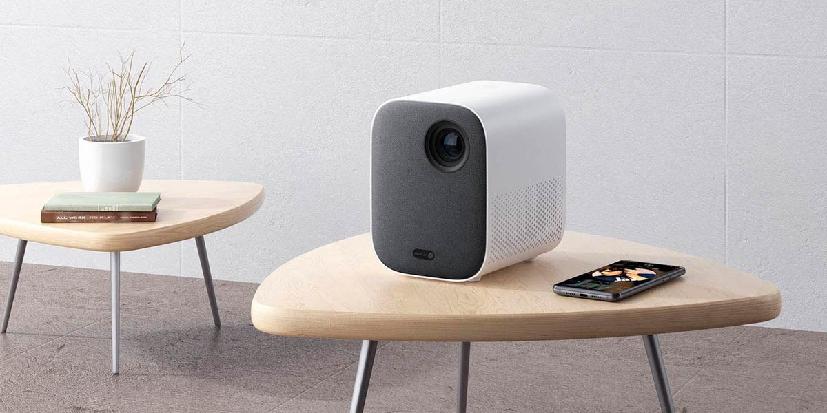 xiaomi mi smart compact proyector económico con android tv para cine en casa