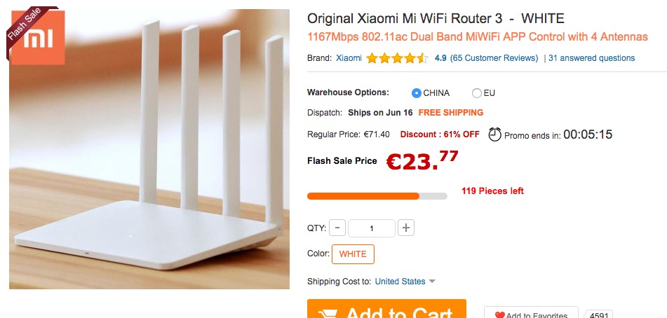 xiaomi mi wifi router