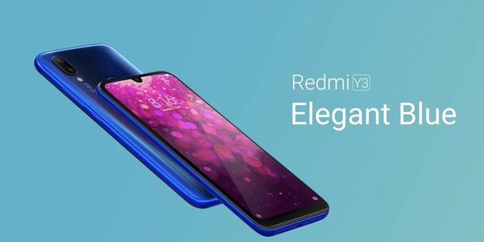 xiaomi redmi y3 blue