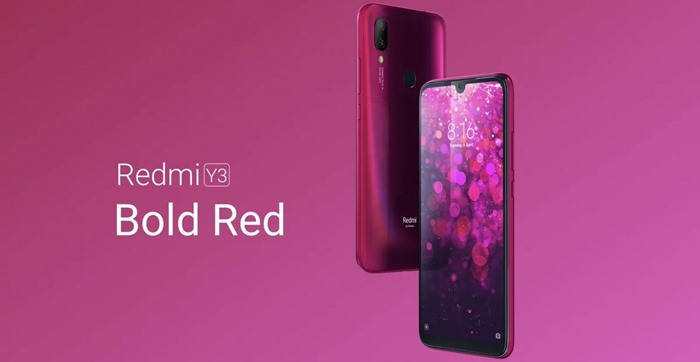 xiaomi redmi y3 rosa