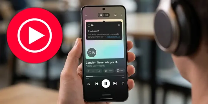 youtube muestra si cancion fue hecha con ia